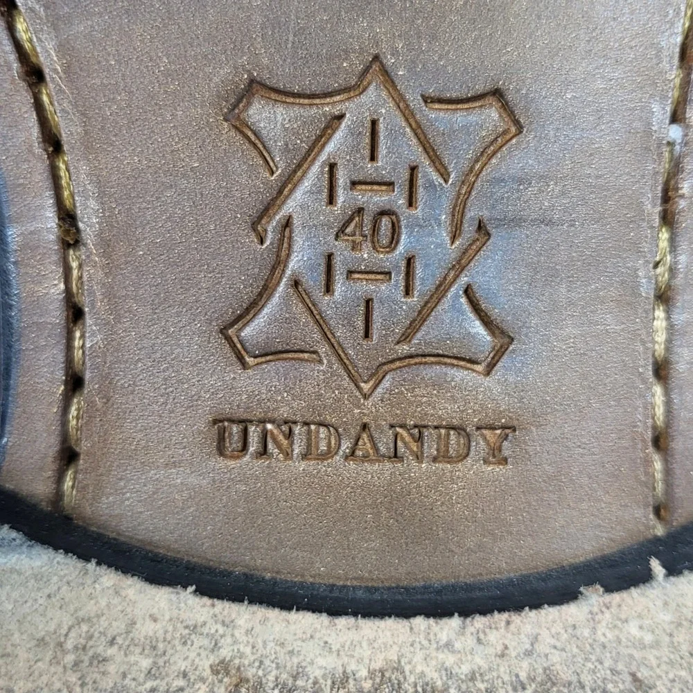 Undandy 304359 Dark Brown Suede Chukka Boots Yellow Lining Mens EU 40 Portugal